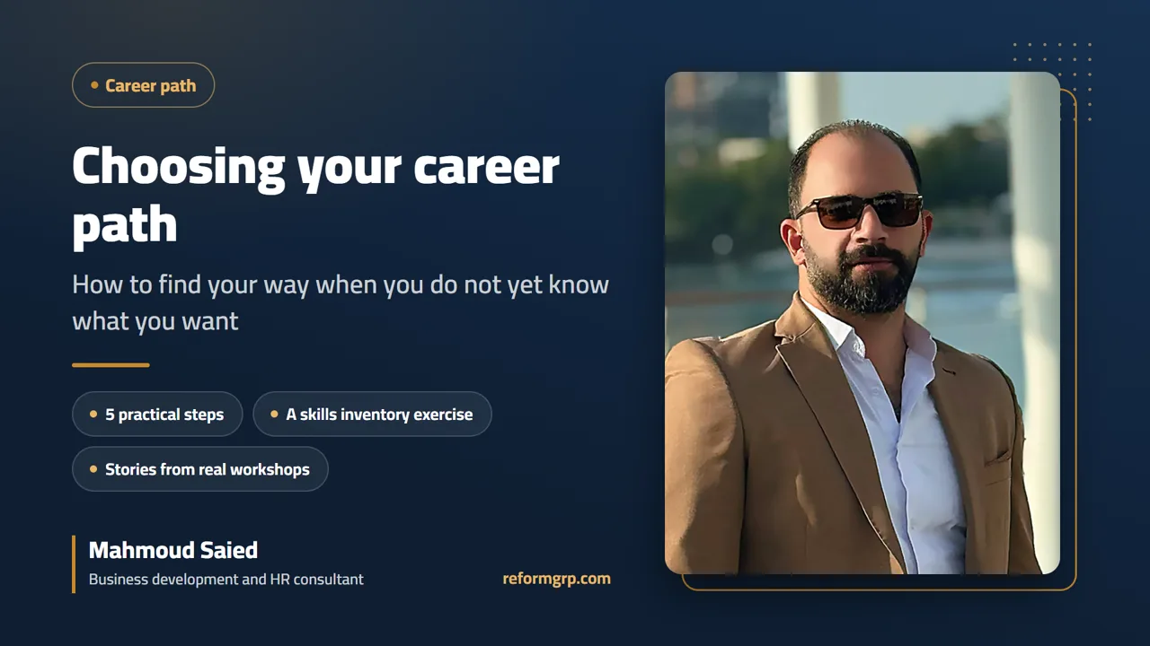 Cover of Choosing Your Career Path, a Practical Guide for Young People and Graduates