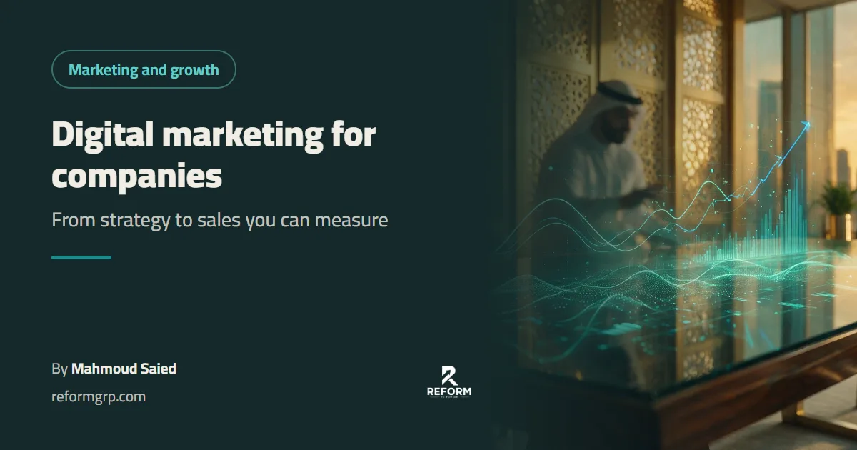 Cover of Digital Marketing for Companies, from Strategy to Measurable Sales