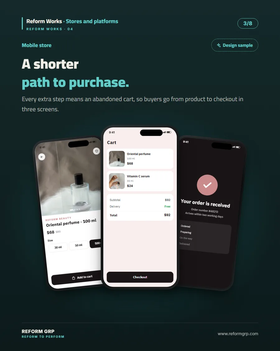 Online stores and platforms, slide 3